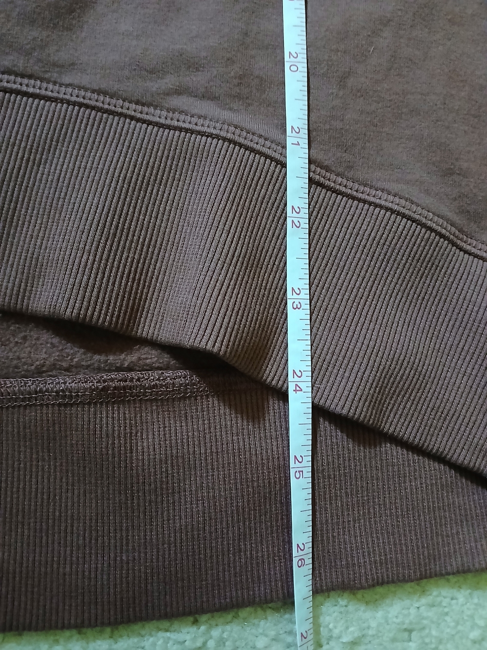 Maggies Organic High- Low Women Crewneck Sweatshirt in Masala - Picture 5 of 6